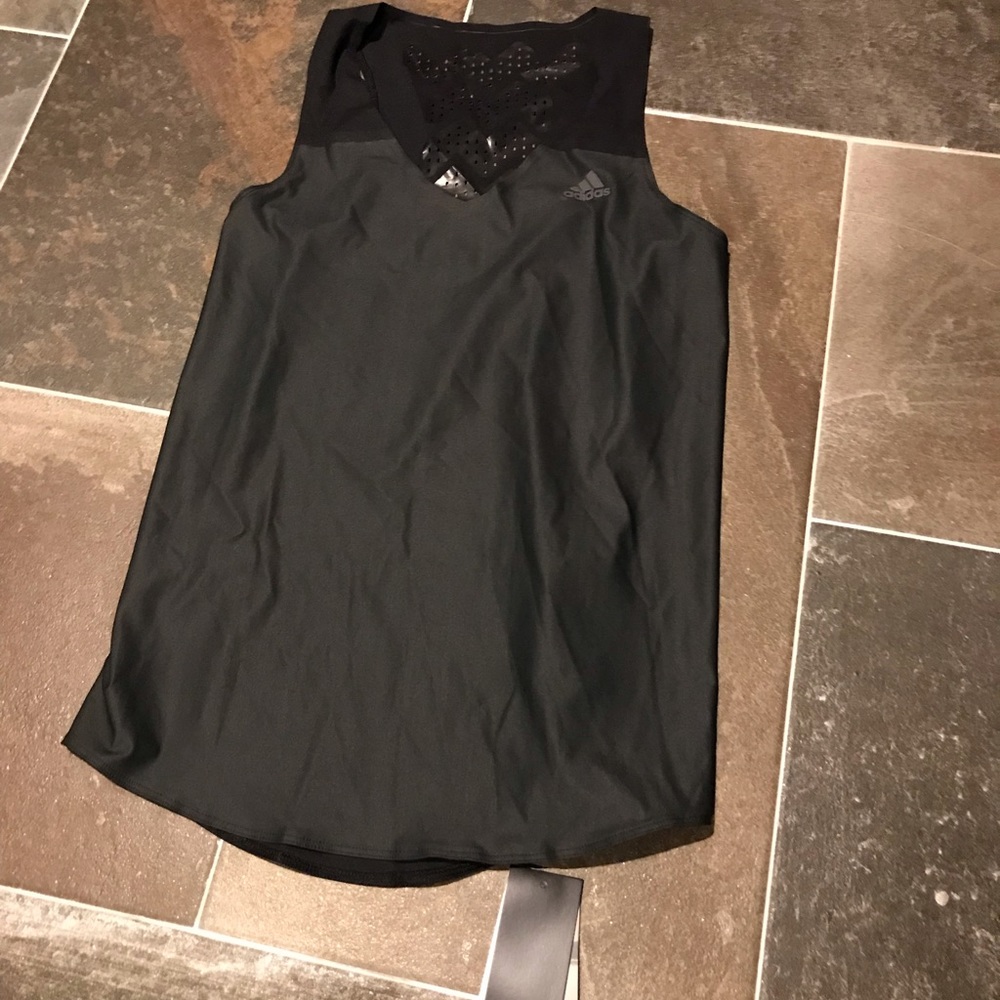 Adidas black tank